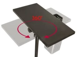 No Brand Two Tray Rolling Workstation -Tattoo Supply Shop 6 7