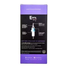 Envy Gen 2 PMU Pico Flow Cartridges - Round Shader -Tattoo Supply Shop ecg2 pico 02