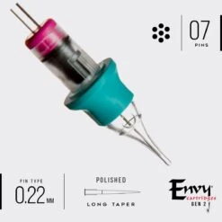 Envy Gen 2 PMU Pico Flow Cartridges - Round Liner -Tattoo Supply Shop eg2c pft 0707rl
