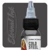 Eternal Chukes Ink - Cold Steel -Tattoo Supply Shop eternal ink cs18 coldsteel seasonalspectrum 1oz swatch 2048x