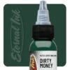Eternal Muted Earth Tones Ink - Dirty Money -Tattoo Supply Shop eternal ink em01 dirtymoney mutedearth 1oz swatch