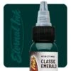 Eternal Ink - Motor City - Classic Emerald - 30ml (1oz) -Tattoo Supply Shop eternal ink mc06 classicemerald motorcity 1oz swatch