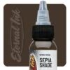 Eternal Ink Rember Sepia Shade -1oz (30ml) -Tattoo Supply Shop eternal ink re04 sepiashade rember 1oz swatch