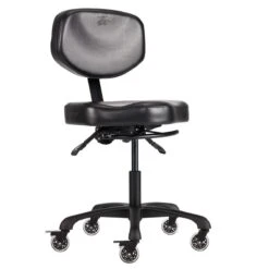 TATSoul Oros Artist Chair - Black 9 TATSoul Oros Artist Chair - Black -Tattoo Supply Shop oros artist chair black front right 01