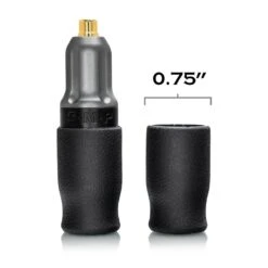 Bishop SMPU Disposable Grips Black - Box Of 20 -Tattoo Supply Shop smp disposable grips product shots 0.75in