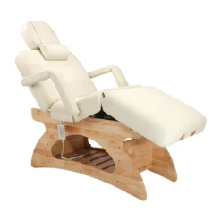 ComfortSoul Solara Elite Client Chair - Ivory & Natural -Tattoo Supply Shop solara elite ivory 4 5000x