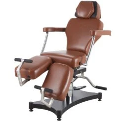 TATSoul 680 Oros Tattoo Client Chair - Tobacco -Tattoo Supply Shop ts oros 680 tobacco 2 1